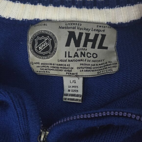 NHL Toronto Maple Leaf Knitted Sweatshirt - US Large - Picture 2 of 4